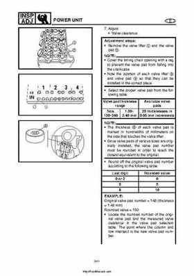2004 Yamaha WaveRunner VX110 Sport and VX110 Deluxe Service Manual, Page 60