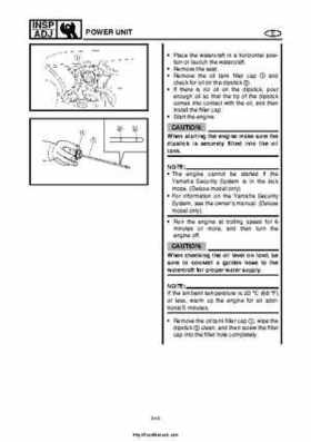2004 Yamaha WaveRunner VX110 Sport and VX110 Deluxe Service Manual, Page 64