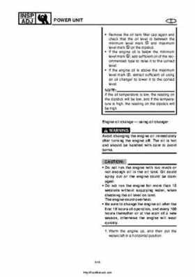 2004 Yamaha WaveRunner VX110 Sport and VX110 Deluxe Service Manual, Page 65