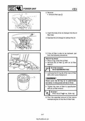 2004 Yamaha WaveRunner VX110 Sport and VX110 Deluxe Service Manual, Page 66