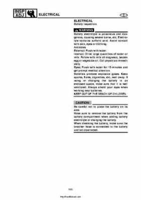 2004 Yamaha WaveRunner VX110 Sport and VX110 Deluxe Service Manual, Page 71