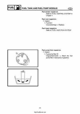 2004 Yamaha WaveRunner VX110 Sport and VX110 Deluxe Service Manual, Page 82