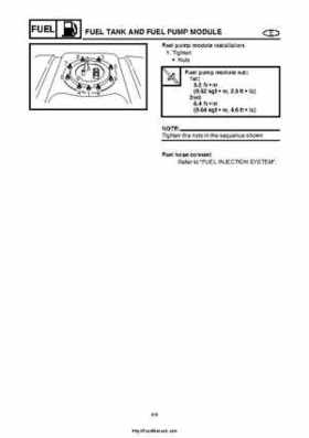 2004 Yamaha WaveRunner VX110 Sport and VX110 Deluxe Service Manual, Page 83
