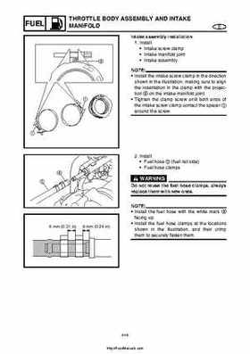 2004 Yamaha WaveRunner VX110 Sport and VX110 Deluxe Service Manual, Page 93