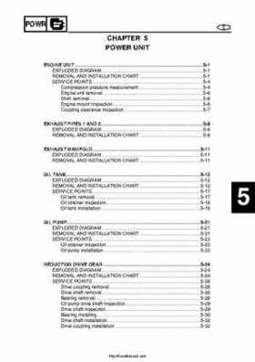 2004 Yamaha WaveRunner VX110 Sport and VX110 Deluxe Service Manual, Page 97