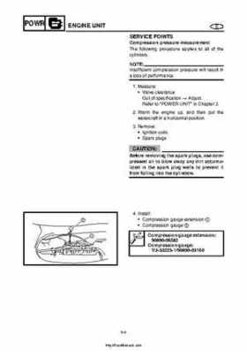 2004 Yamaha WaveRunner VX110 Sport and VX110 Deluxe Service Manual, Page 103