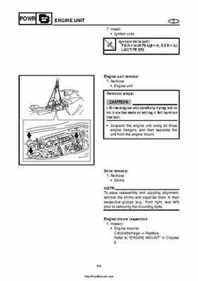 2004 Yamaha WaveRunner VX110 Sport and VX110 Deluxe Service Manual, Page 105