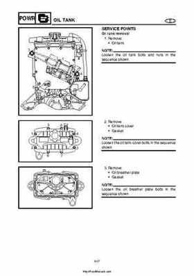 2004 Yamaha WaveRunner VX110 Sport and VX110 Deluxe Service Manual, Page 116