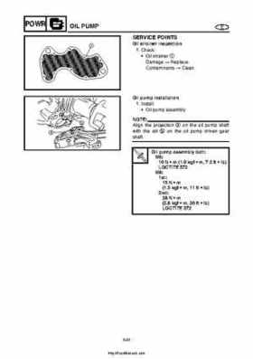 2004 Yamaha WaveRunner VX110 Sport and VX110 Deluxe Service Manual, Page 122