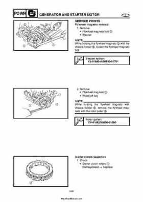 2004 Yamaha WaveRunner VX110 Sport and VX110 Deluxe Service Manual, Page 137