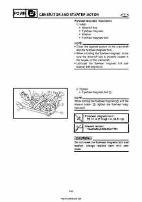 2004 Yamaha WaveRunner VX110 Sport and VX110 Deluxe Service Manual, Page 139