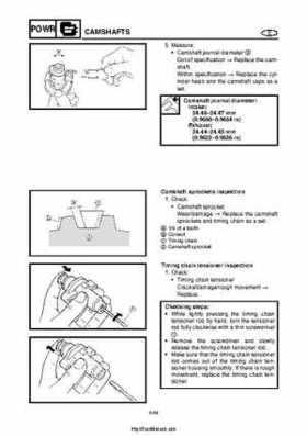 2004 Yamaha WaveRunner VX110 Sport and VX110 Deluxe Service Manual, Page 148