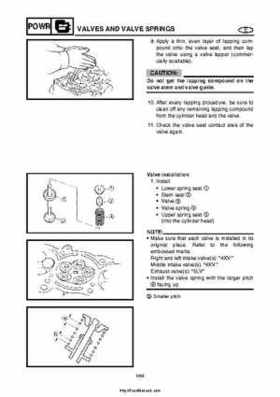 2004 Yamaha WaveRunner VX110 Sport and VX110 Deluxe Service Manual, Page 168