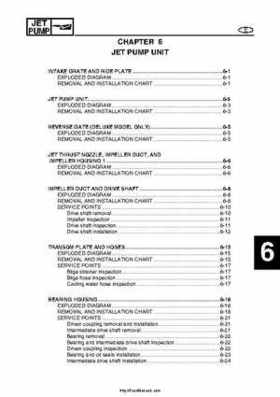 2004 Yamaha WaveRunner VX110 Sport and VX110 Deluxe Service Manual, Page 199