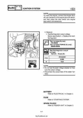 2004 Yamaha WaveRunner VX110 Sport and VX110 Deluxe Service Manual, Page 244