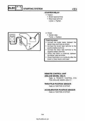 2004 Yamaha WaveRunner VX110 Sport and VX110 Deluxe Service Manual, Page 265