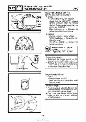 2004 Yamaha WaveRunner VX110 Sport and VX110 Deluxe Service Manual, Page 286