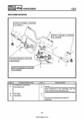 2004 Yamaha WaveRunner VX110 Sport and VX110 Deluxe Service Manual, Page 298