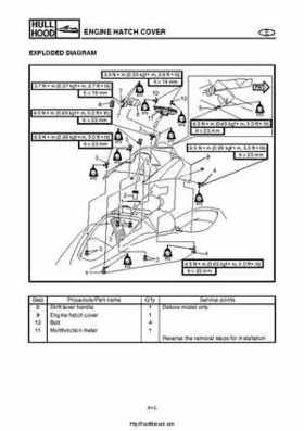 2004 Yamaha WaveRunner VX110 Sport and VX110 Deluxe Service Manual, Page 305