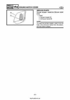 2004 Yamaha WaveRunner VX110 Sport and VX110 Deluxe Service Manual, Page 306