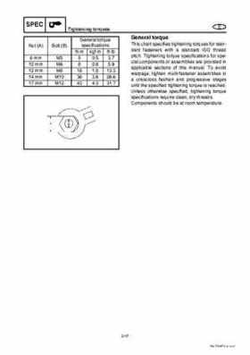 2008 Yamaha WaveRunner FX SHO / FX Cruiser SHO Service Manual, Page 76
