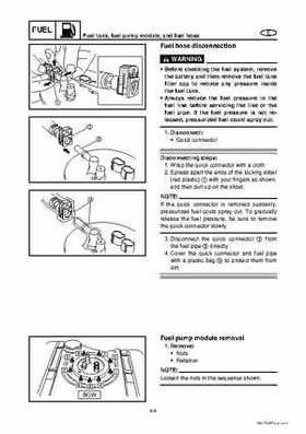 2008 Yamaha WaveRunner FX SHO / FX Cruiser SHO Service Manual, Page 116