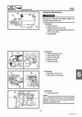 2008 Yamaha WaveRunner FX SHO / FX Cruiser SHO Service Manual, Page 249