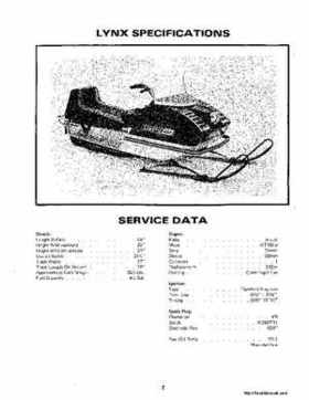 1971-1973 Arctic Cat Snowmobiles Factory Service Manual, Page 3