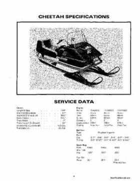 1971-1973 Arctic Cat Snowmobiles Factory Service Manual, Page 5