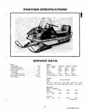 1971-1973 Arctic Cat Snowmobiles Factory Service Manual, Page 6