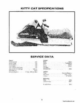 1971-1973 Arctic Cat Snowmobiles Factory Service Manual, Page 7