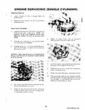 1971-1973 Arctic Cat Snowmobiles Factory Service Manual, Page 25
