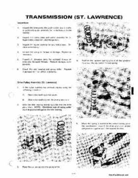 1971-1973 Arctic Cat Snowmobiles Factory Service Manual, Page 122