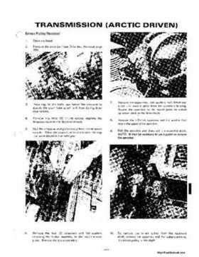 1971-1973 Arctic Cat Snowmobiles Factory Service Manual, Page 151