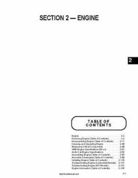 1999-2000 Arctic Cat Snowmobiles Factory Service Manual, Page 11