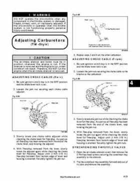 1999-2000 Arctic Cat Snowmobiles Factory Service Manual, Page 197