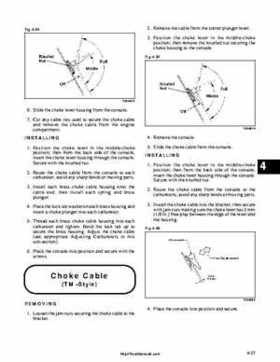 1999-2000 Arctic Cat Snowmobiles Factory Service Manual, Page 201