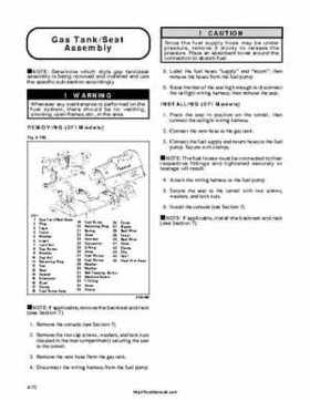 1999-2000 Arctic Cat Snowmobiles Factory Service Manual, Page 246