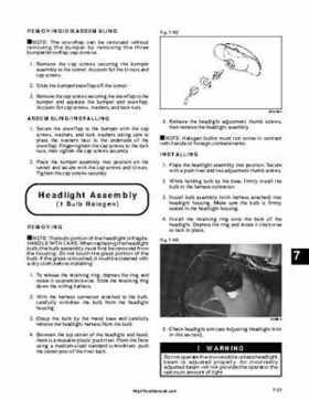 1999-2000 Arctic Cat Snowmobiles Factory Service Manual, Page 381