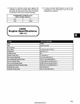 2000 Arctic Cat Snowmobiles Factory Service Manual, Page 63