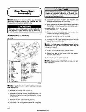 2000 Arctic Cat Snowmobiles Factory Service Manual, Page 248