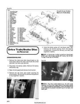 2000 Arctic Cat Snowmobiles Factory Service Manual, Page 409