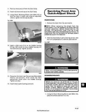 2000 Arctic Cat Snowmobiles Factory Service Manual, Page 625
