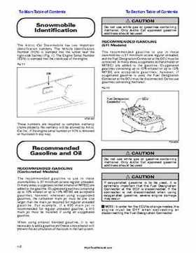 2001 Arctic Cat Snowmobiles Factory Service Manual, Page 3