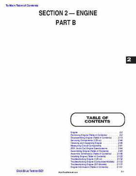 2001 Arctic Cat Snowmobiles Factory Service Manual, Page 58