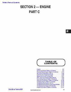 2001 Arctic Cat Snowmobiles Factory Service Manual, Page 78