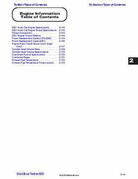 2001 Arctic Cat Snowmobiles Factory Service Manual, Page 155