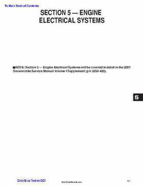 2001 Arctic Cat Snowmobiles Factory Service Manual, Page 279