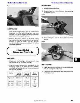 2001 Arctic Cat Snowmobiles Factory Service Manual, Page 283