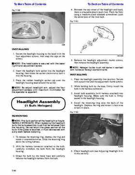 2001 Arctic Cat Snowmobiles Factory Service Manual, Page 367